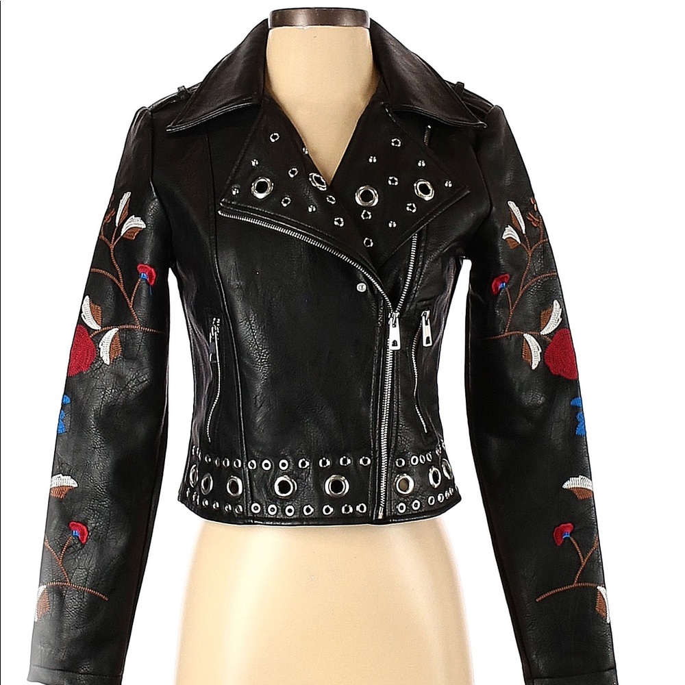Faux Leather Jacket
